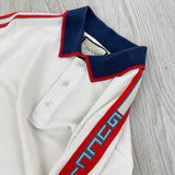 Gucci Men’s White Short Sleeve Polo - Small