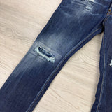 Dsquared2 Men’s Blue Distressed Jeans - 44 (Uk 28)