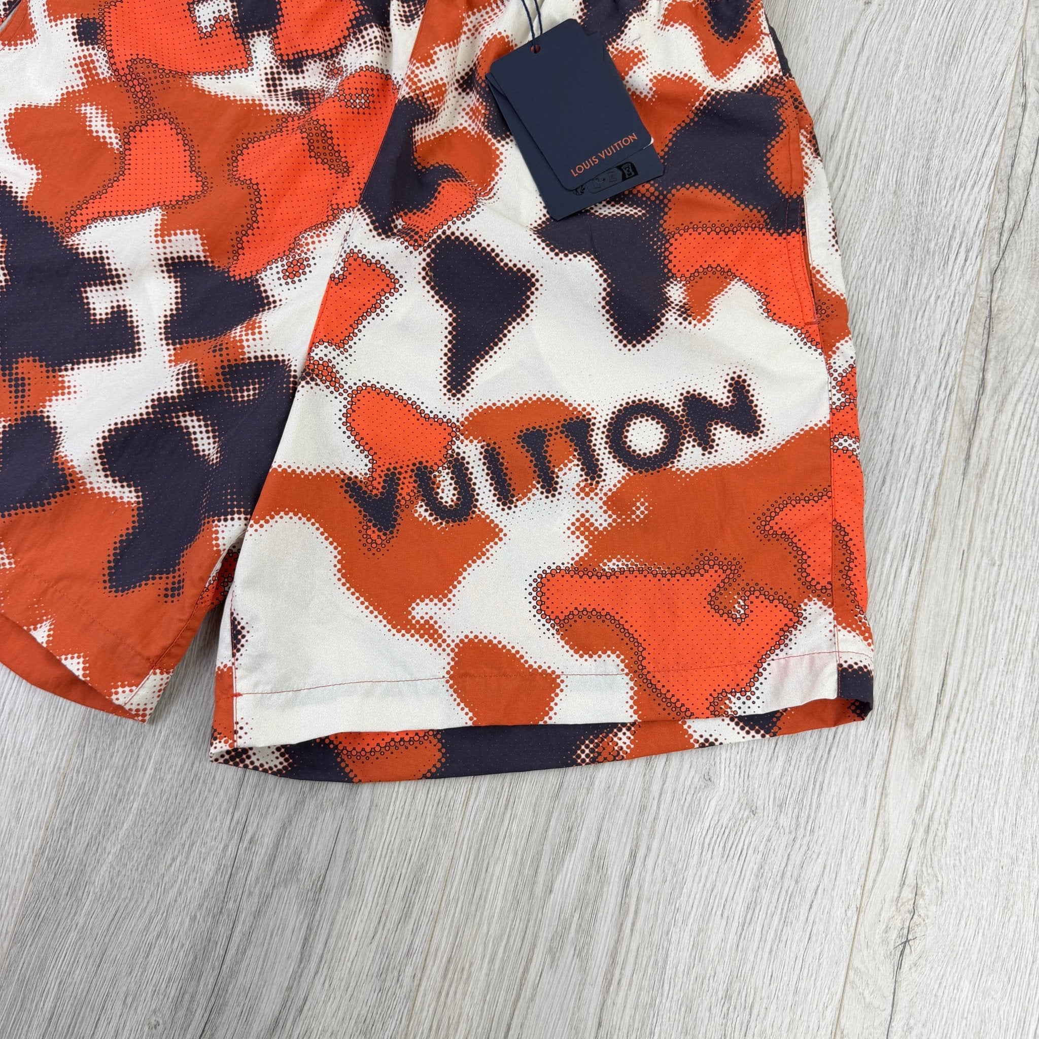Louis Vuitton Men’s Orange Camo Swim Shorts - XS/Small - Morely TrendsLouis Vuitton Type here:)