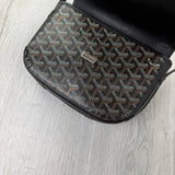 Goyard Goyardine Belvedere II Black PM Messenger Bag