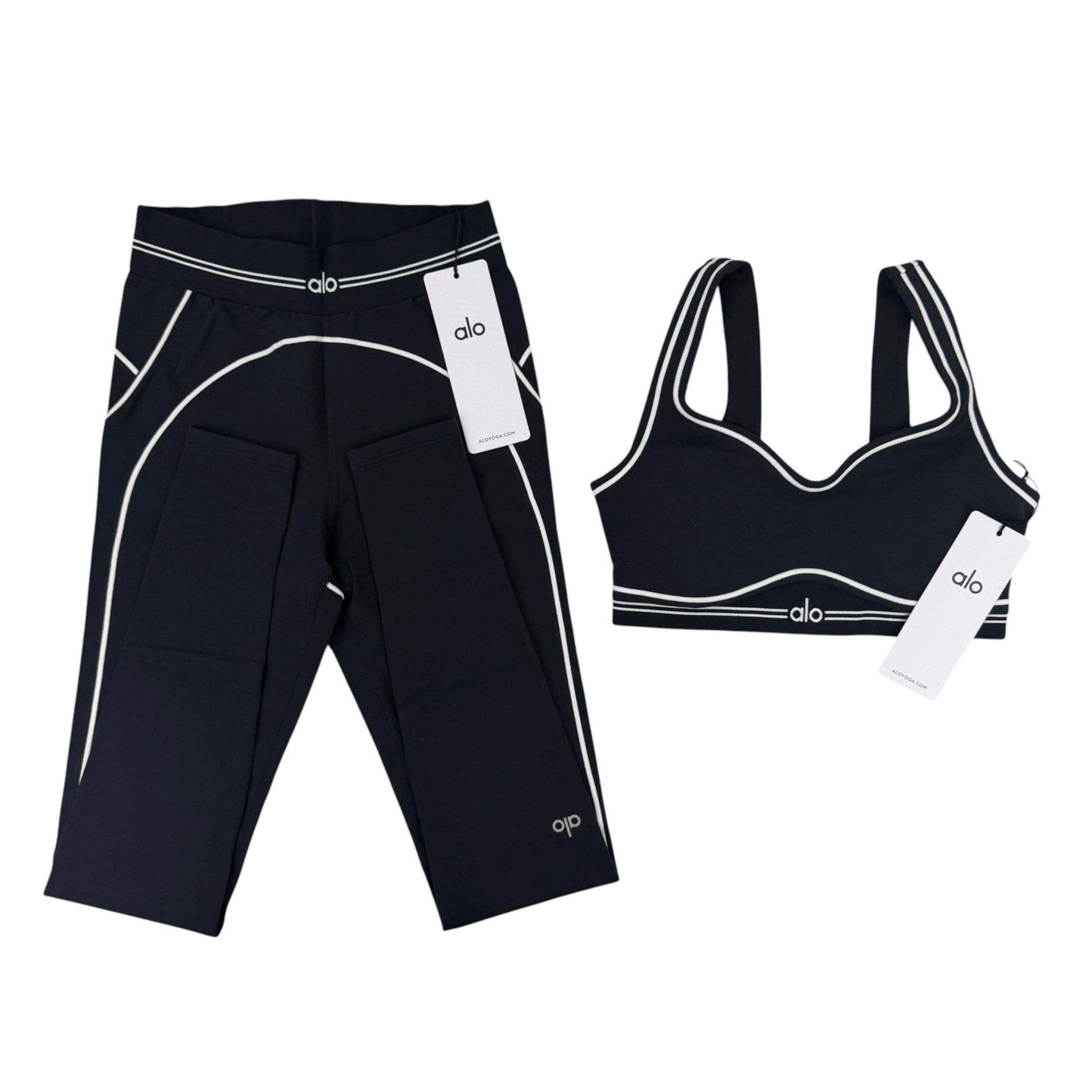 Alo Women’s Black Leggings & Top Set - Morely TrendsAlo Type here:)