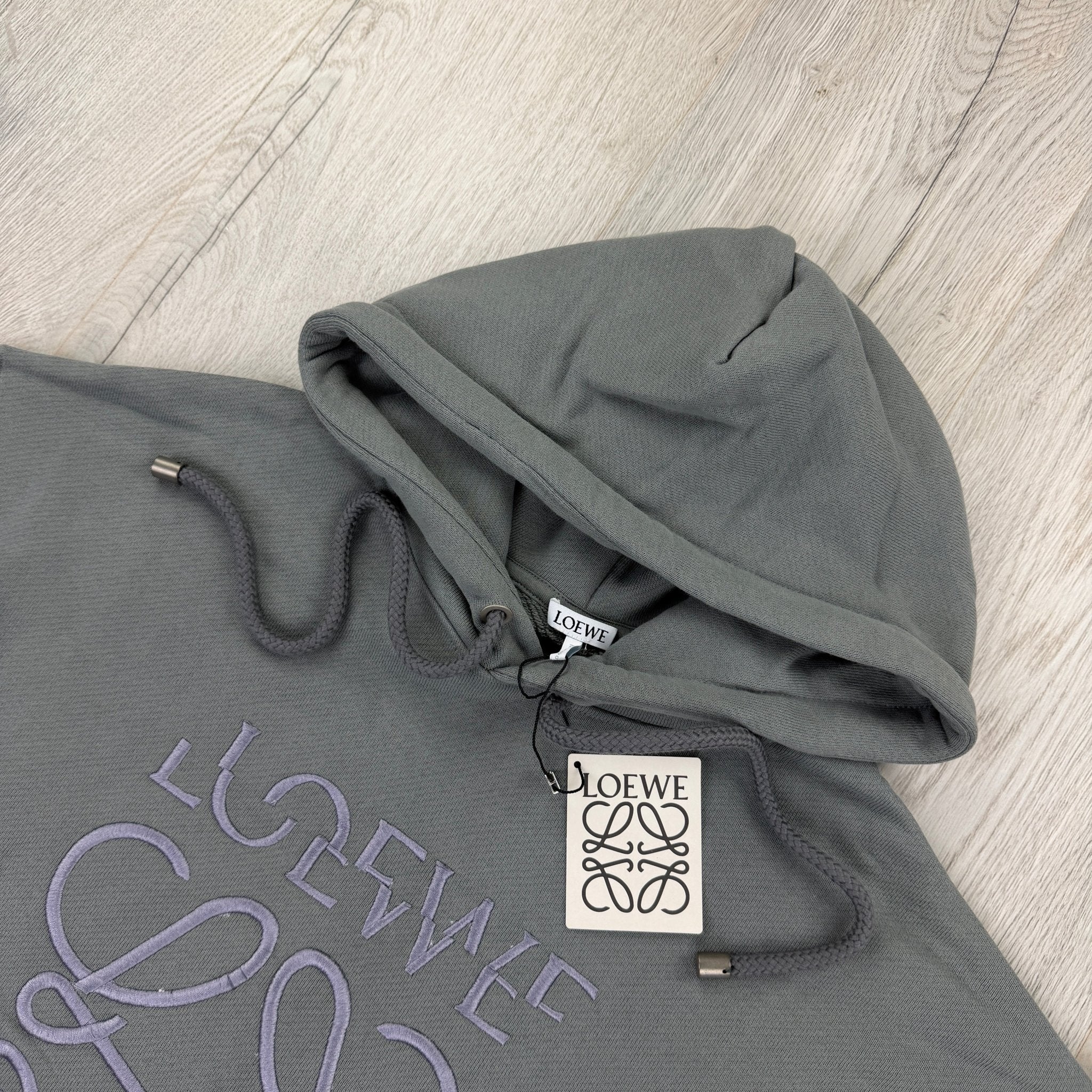 Loewe Men’s Grey Pullover Hoodie - Morely TrendsLoewe Type here:)