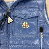 Moncler Morellet Men’s Ragot Baby Blue Hooded Gilet - Size 3