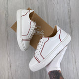 Christian Louboutin Women’s White Sneakers - 40.5 (Fit Uk 6.5)