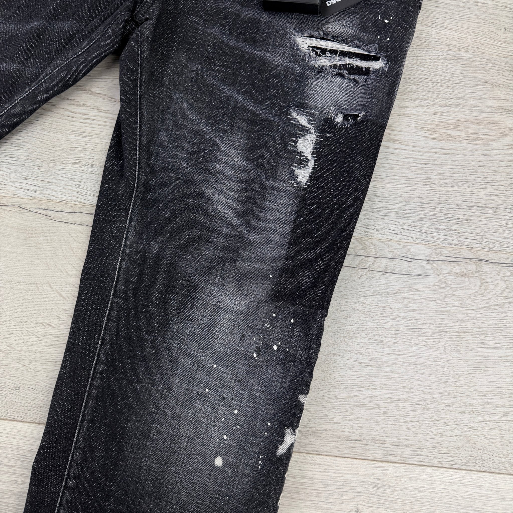 Dsquared2 Men’s Black Distressed Ripped Jeans - 46 (Uk 30/32) - Morely TrendsDsquared2 Type here:)