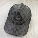 Gucci Men’s GG Interlocking Dark Grey Baseball Cap