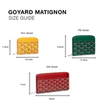 Goyard Matignon GM Wallet Red