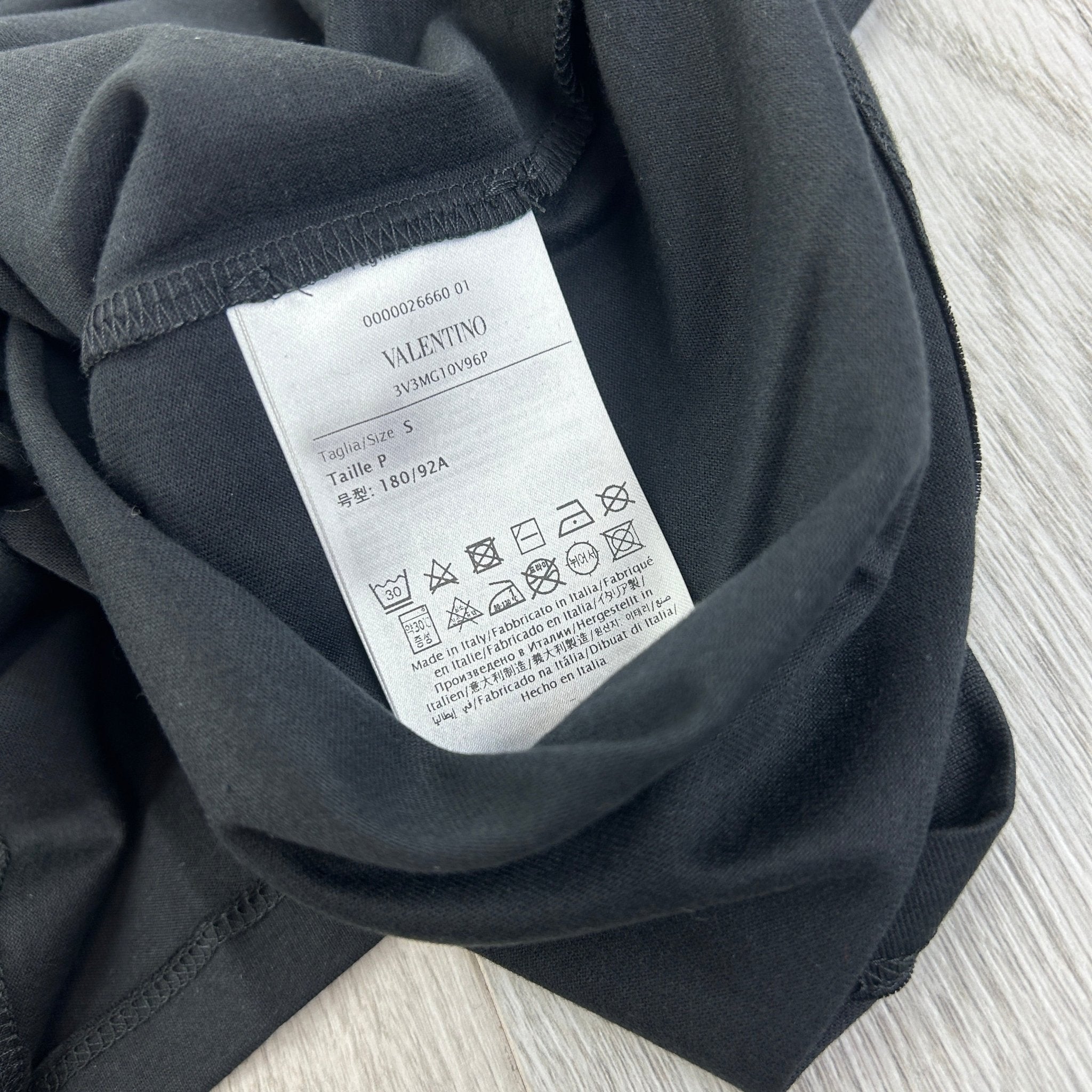 Valentino Men’s ‘VLTN’ Black T-shirt - Morely TrendsValentino Type here:)