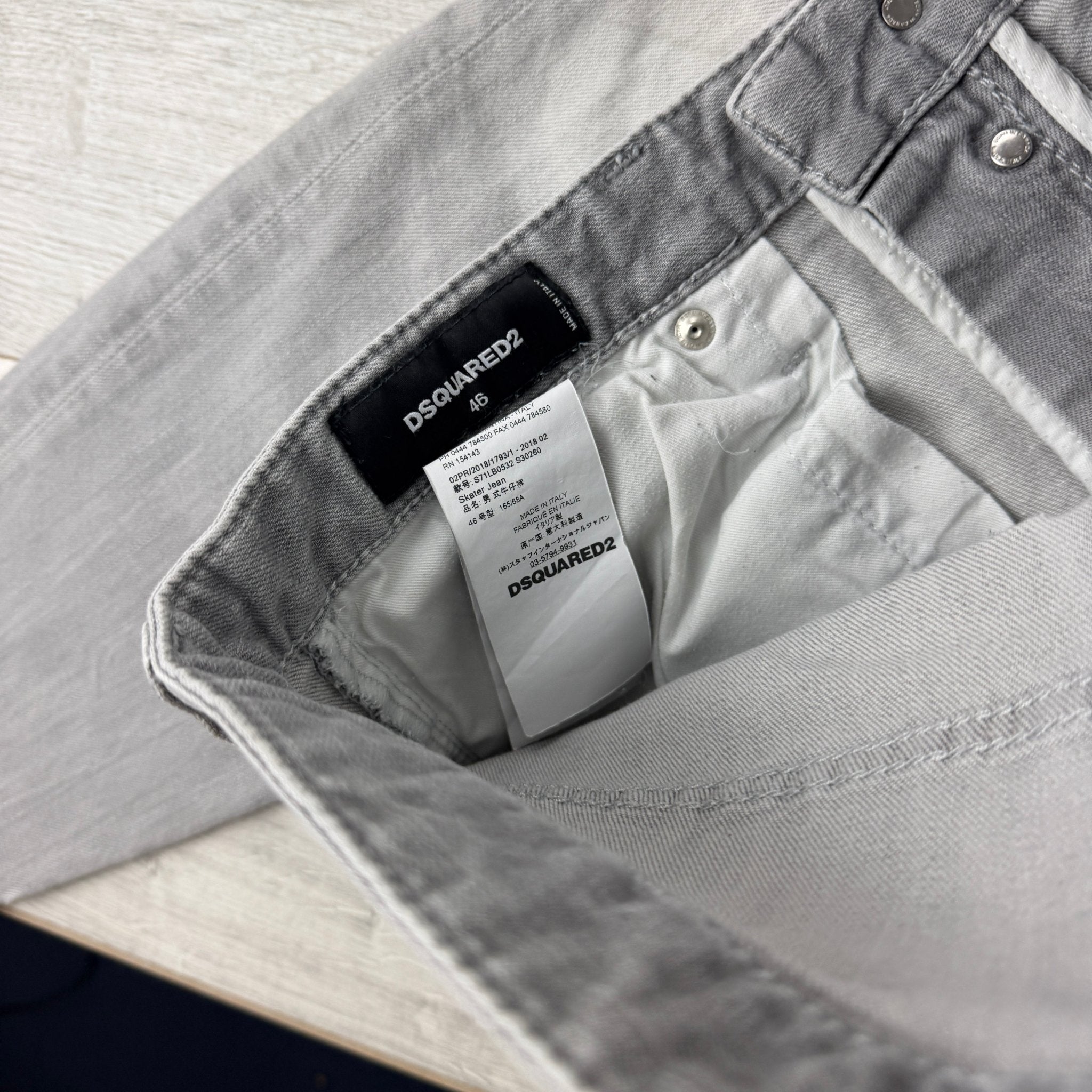 Dsquared2 Men’s Grey Distressed Jeans - 46 (Uk 30) - Morely TrendsDsquared2 Type here:)