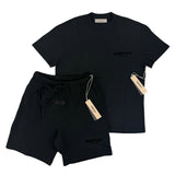 Essentials Men’s Black T-shirt & Short Set