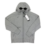 Cp Company Men’s Grey Full Zip-up Googled Hoodie