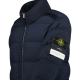 Stone Island Puffer Jacket In Seamless Tunnel Nylon - Navy