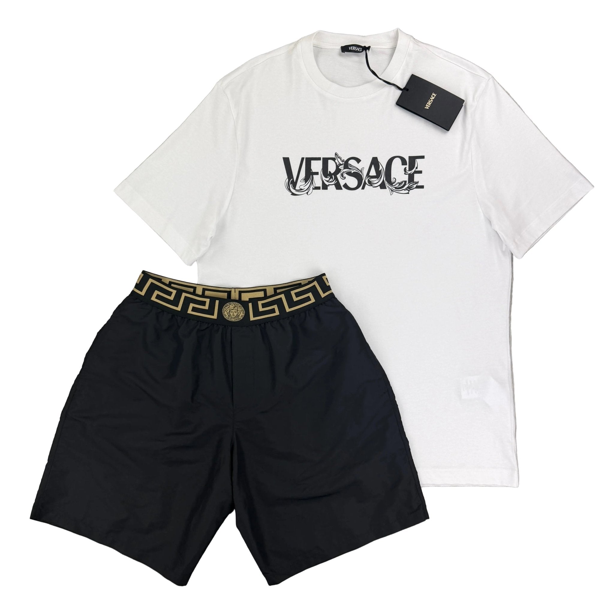 Versace Men’s T-shirt & Swim shorts set - Morely TrendsVersace Type here:)