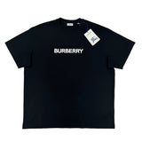 Burberry Men’s Black T-shirt Front Logo - Large