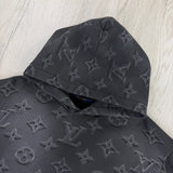 Louis Vuitton Men’s Black 3D Illusion 2054 Pullover Hoodie - Medium Slim (Fit XS/S)