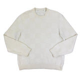 Louis Vuitton Men’s Cream Knitted Crewneck Jumper - Medium