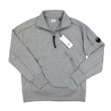 Cp Company Men’s Grey 1/4 Zip Sweatshirt