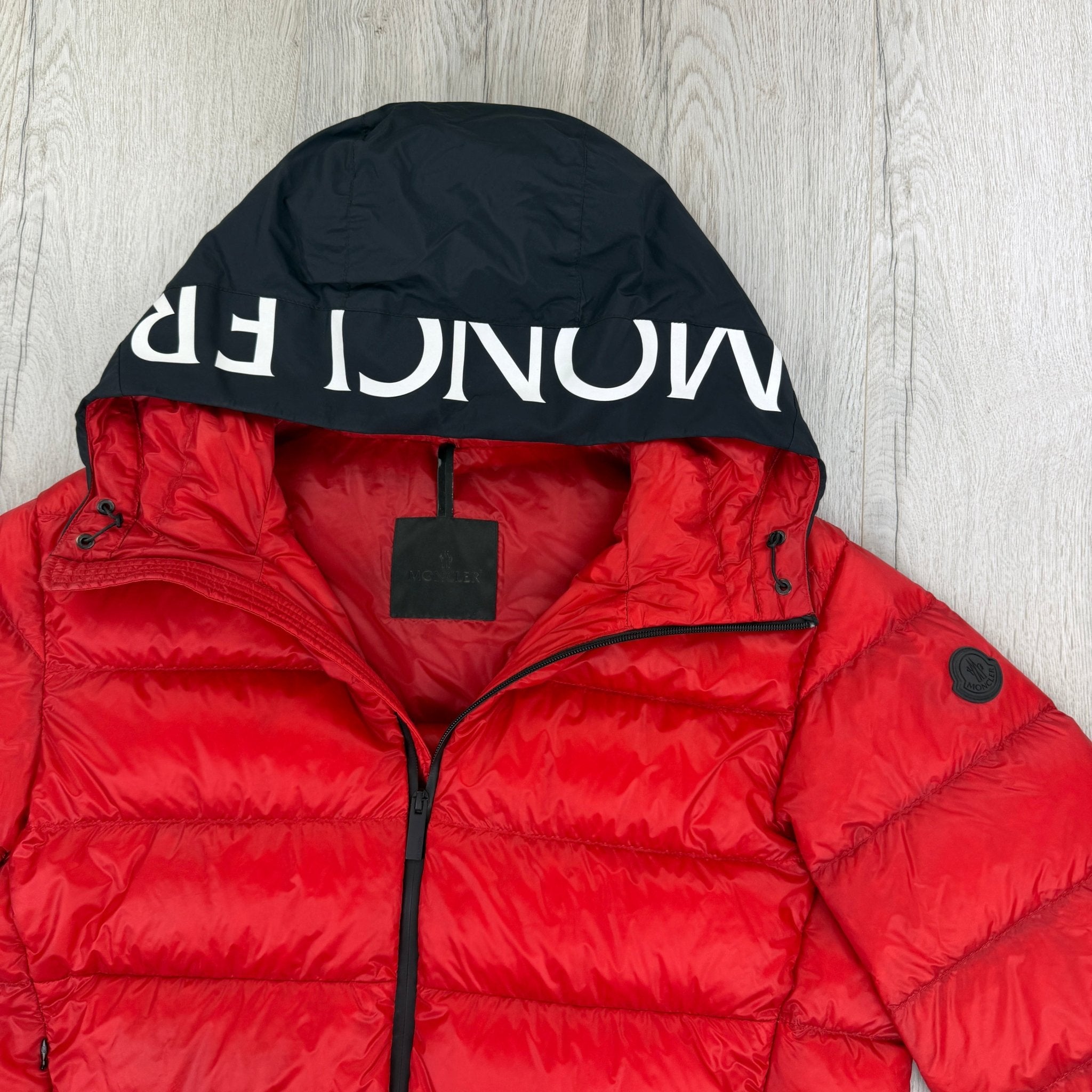 Moncler Men’s Provins Red Zip-up Down Jacket - Size 5 - Morely TrendsMoncler Type here:)