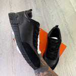 Hermes Men’s All Black Suede Bouncing Sneakers - Uk 11 - Morely TrendsHermes Type here:)
