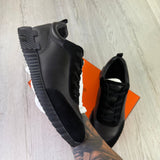 Hermes Men’s All Black Suede Bouncing Sneakers - Uk 11 - Morely TrendsHermes Type here:)