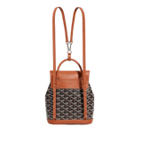 Goyard Alpin Mini Backpack Black Tan