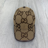 Gucci Women’s Beige GG Interlocking Baseball Cap - Small - Morely TrendsGucci Type here:)
