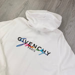 Givenchy Men’s White Zip Up Hoodie - Large - Morely TrendsGivenchy Type here:)