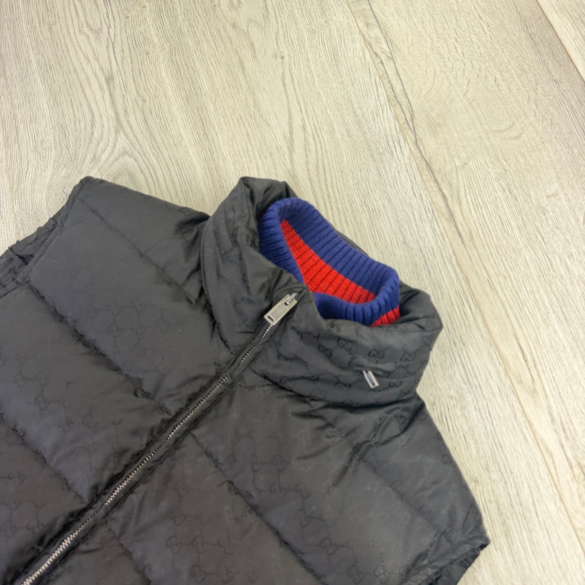 Gucci Men’s Balck Zip-up Monogrammed GG Body-warmer - 50 (Medium) - Morely TrendsGucci Type here:)