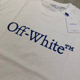 Off White Men’s White T-shirt - Large Oversized