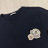 Moncler Men’s Double Logo Navy T-shirt