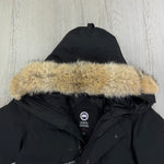 Canada Goose Men’s Black Carson Parka Jacket With Fur - Small Fusion - Morely TrendsCanada goose Type here:)