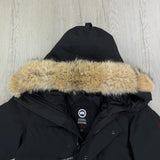 Canada Goose Men’s Black Carson Parka Jacket With Fur - Small Fusion - Morely TrendsCanada goose Type here:)