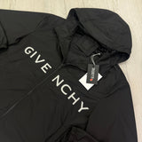 Givenchy Men’s Black Zip-up Windbreaker Jacket - 44