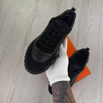 Hermes Men’s All Black Suede Bouncing Sneakers - 42.5 Fit (Uk 8.5) - Morely TrendsHermes Type here:)