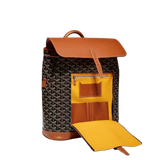 Goyard Alpin MM Backpack Black Tan