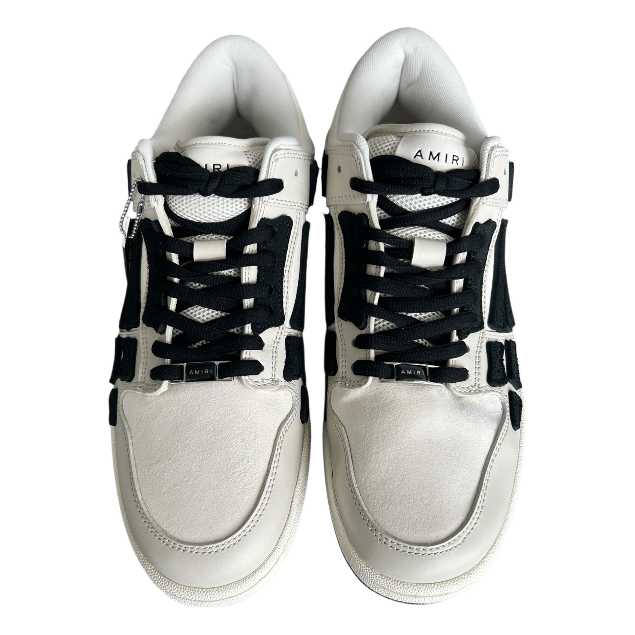 Amiri Beige & Black Skel Low Top Sneakers - Morely TrendsAmiri Type here:)