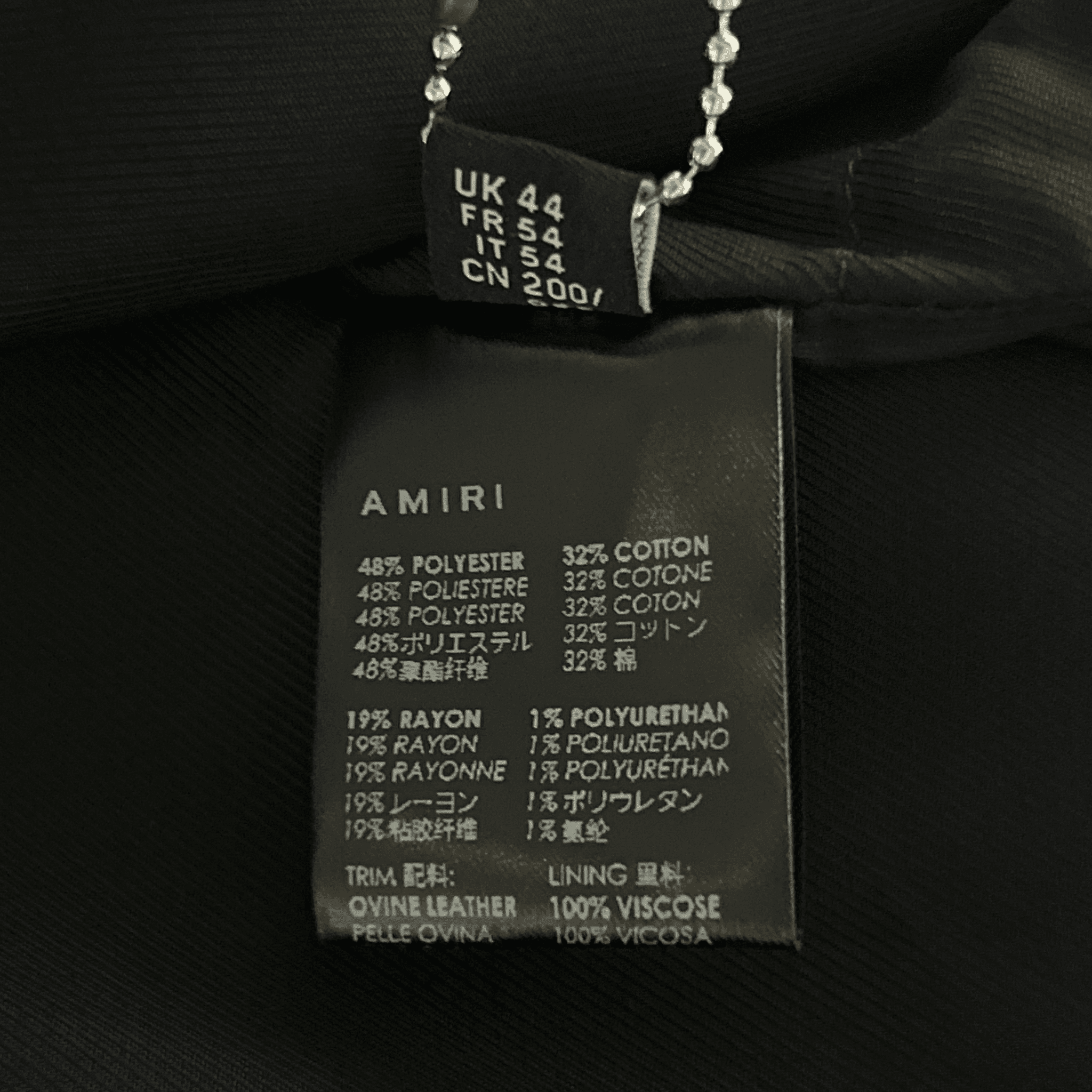 Amiri Black & Burgundy Corduroy Bones Teddy Jacket - Morely TrendsAmiri Type here:)