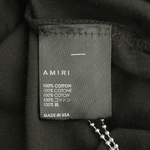 Amiri Black & Chrome Staggered Logo T-Shirt - Morely TrendsAmiri Type here:)