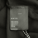 Amiri Black & Chrome Staggered Logo T-Shirt - Morely TrendsAmiri Type here:)