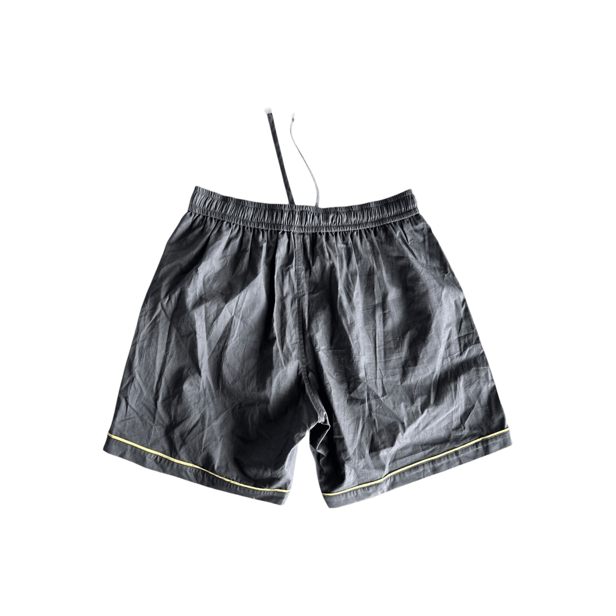 Amiri Black & Gold Resort Club Logo Shorts - Morely TrendsAmiri Type here:)