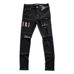 Amiri Black Tie - Dye Core Applique Logo Jeans - Morely TrendsAmiri Type here:)