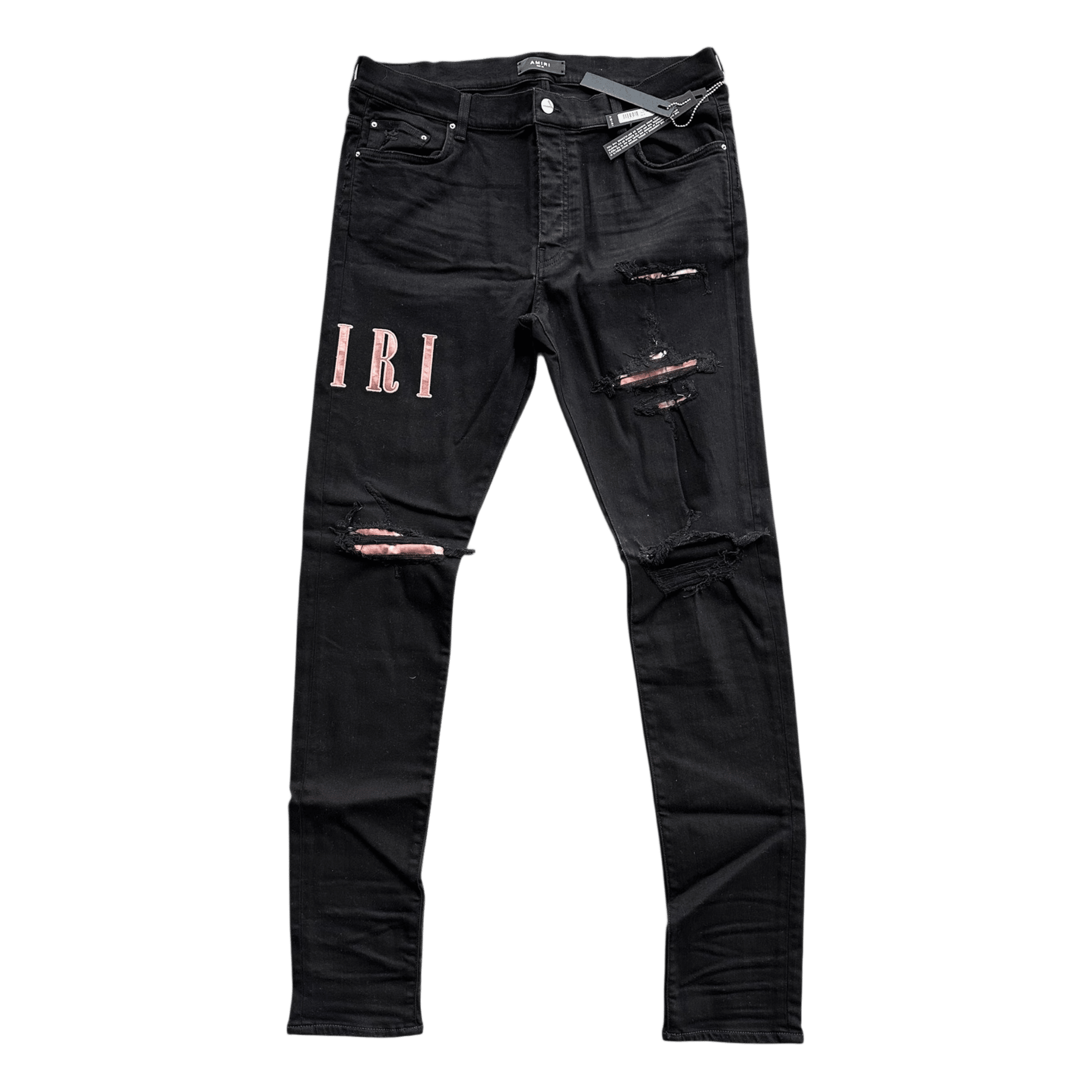 Amiri Black Tie - Dye Core Applique Logo Jeans - Morely TrendsAmiri Type here:)