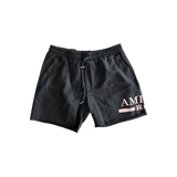 Amiri Black & Watercolor MA Bar Logo Shorts - Morely TrendsAmiri Type here:)
