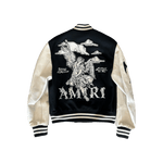 Amiri Black & White Angel Varsity Jacket - Morely TrendsAmiri Type here:)