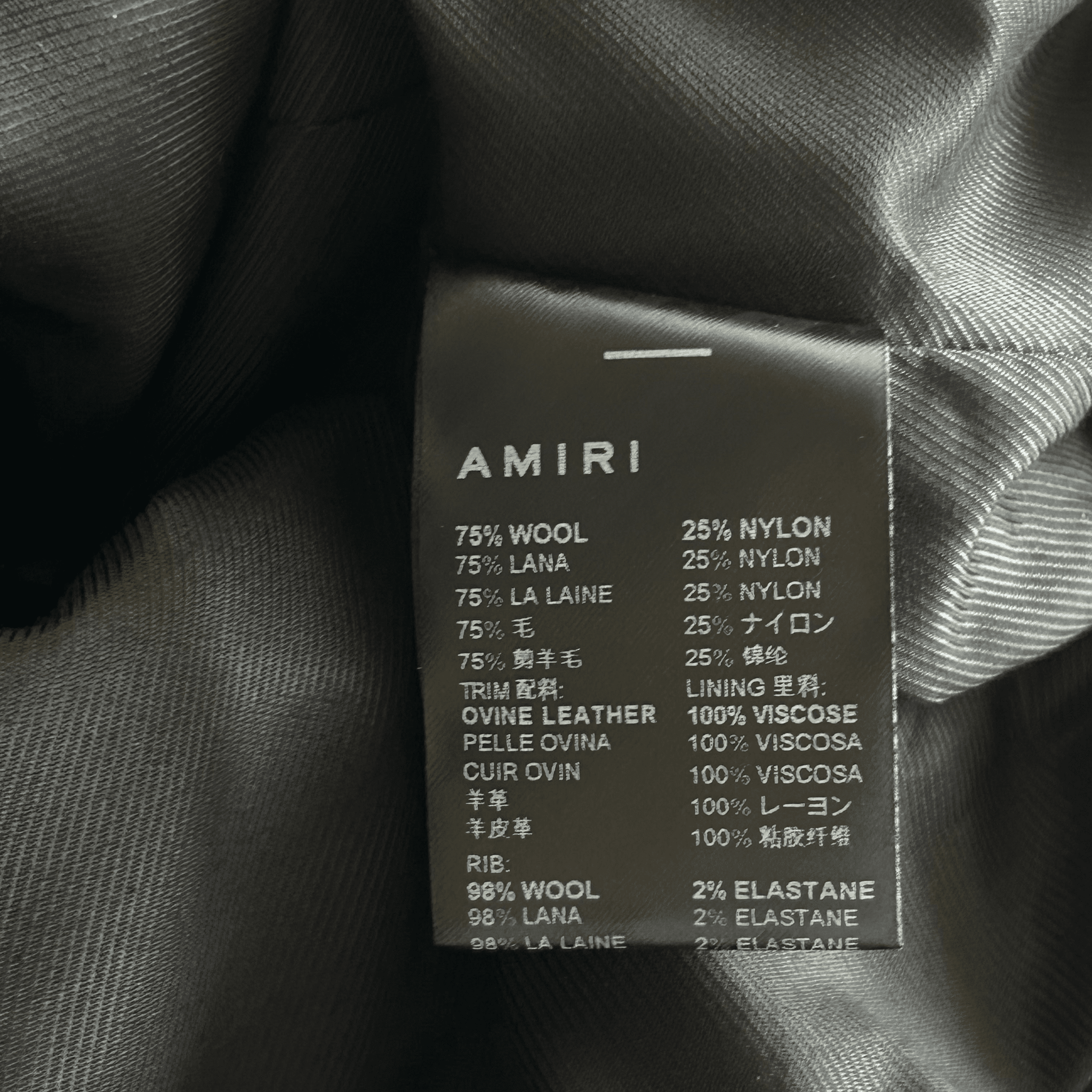 Amiri Black & White Angel Varsity Jacket - Morely TrendsAmiri Type here:)