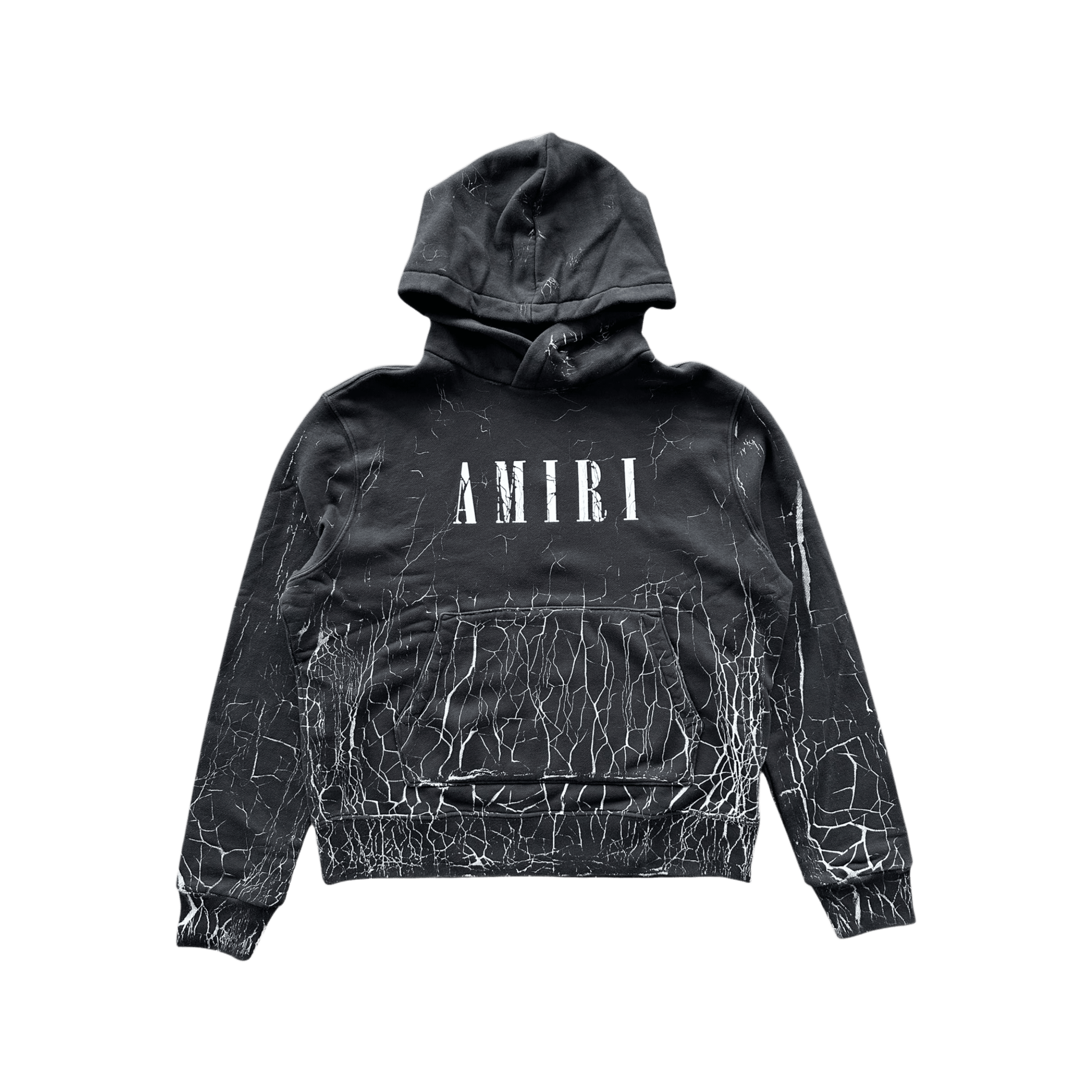 Amiri Black & White Cracked Core Logo Hoodie - Morely TrendsAmiri Type here:)