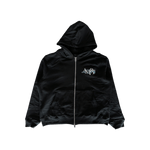 Amiri Black & White Embroidered Dragon Logo Zip Up Hoodie - Morely TrendsAmiri Type here:)