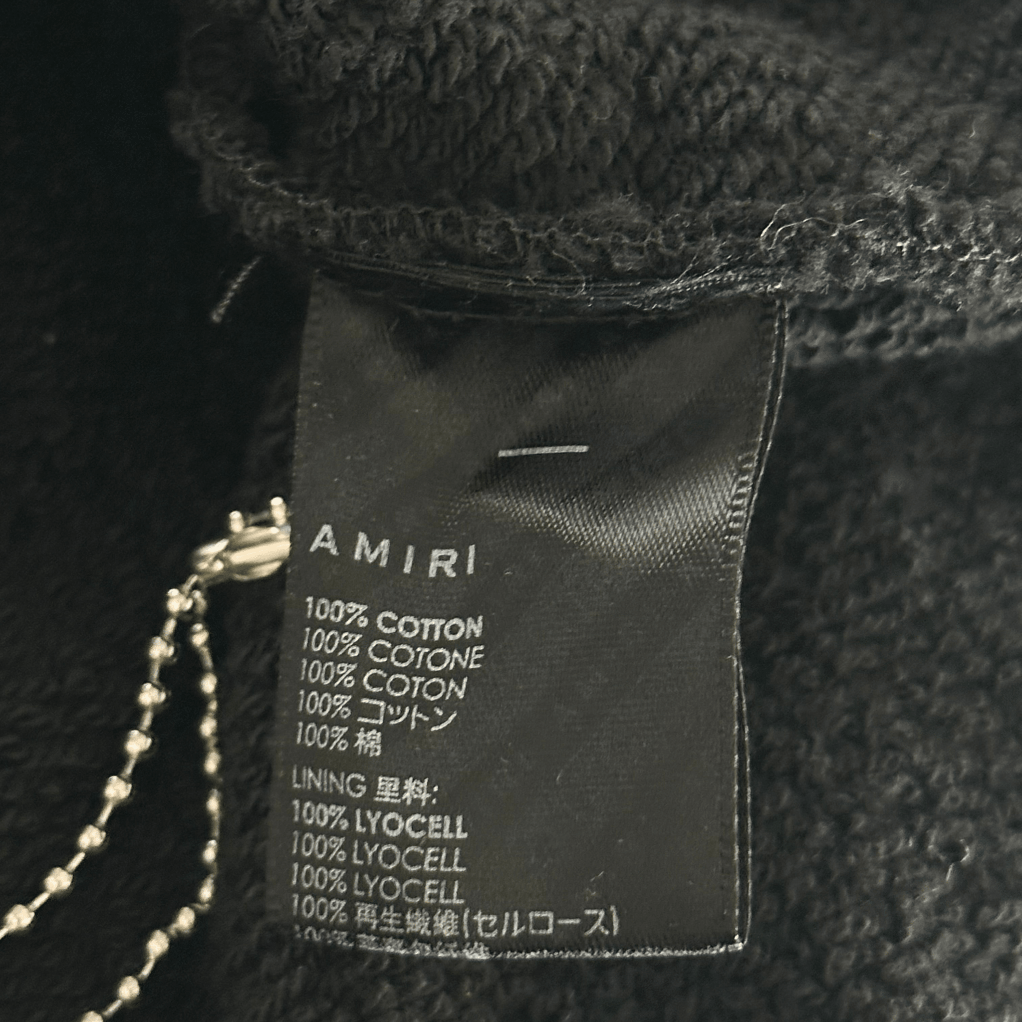 Amiri Black & White Embroidered Dragon Logo Zip Up Hoodie - Morely TrendsAmiri Type here:)
