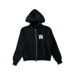 Amiri Black & White MA Core Logo Zip Up Hoodie - Morely TrendsAmiri Type here:)