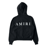 Amiri Black & White MA Core Logo Zip Up Hoodie - Morely TrendsAmiri Type here:)